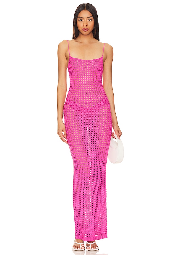 view 1 of 3 MAXIVESTIDO WINONA in Pink