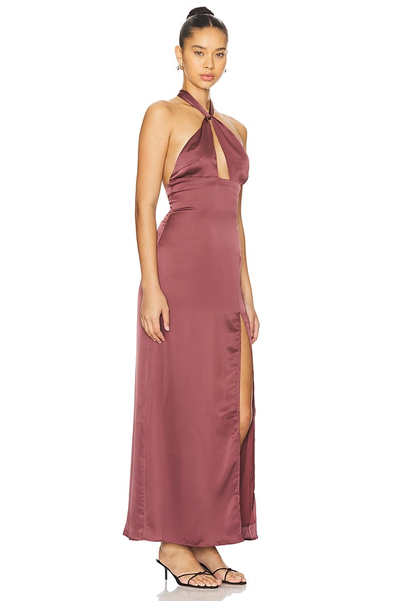 view 2 of 3 Katrina Maxi Dress in Mocha Brown
