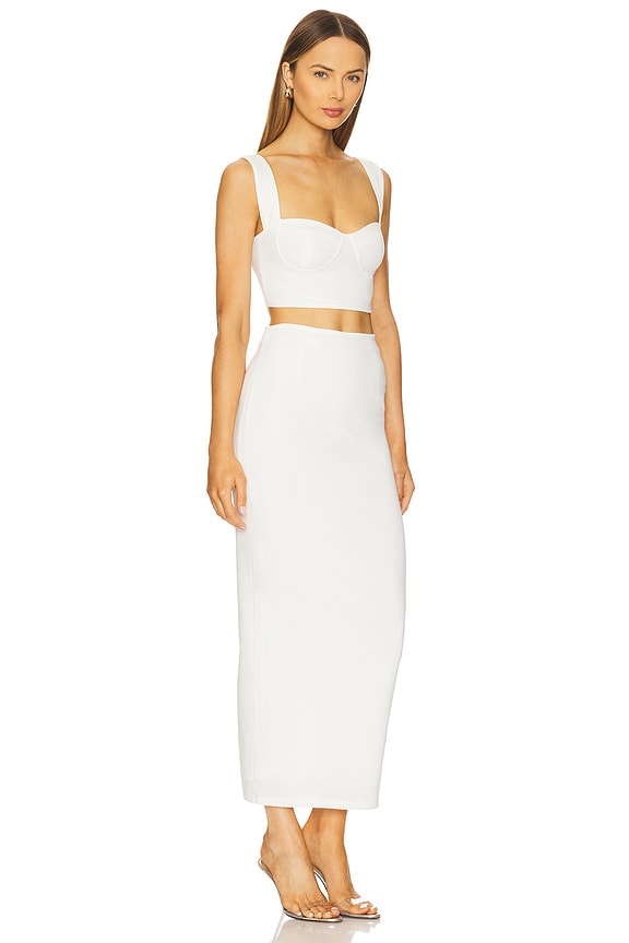 view 2 of 3 Veneda Skirt Set in White