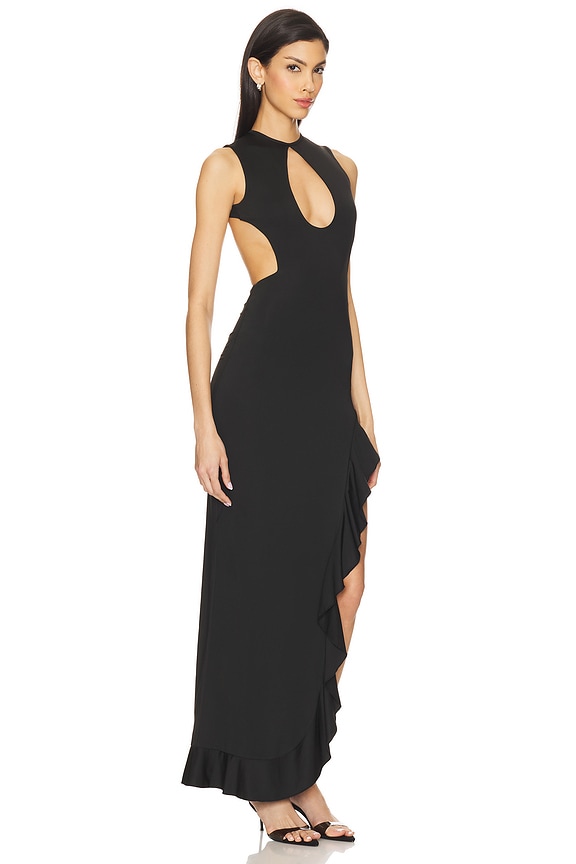 view 2 of 4 Frany Backless Maxi Dress in Black