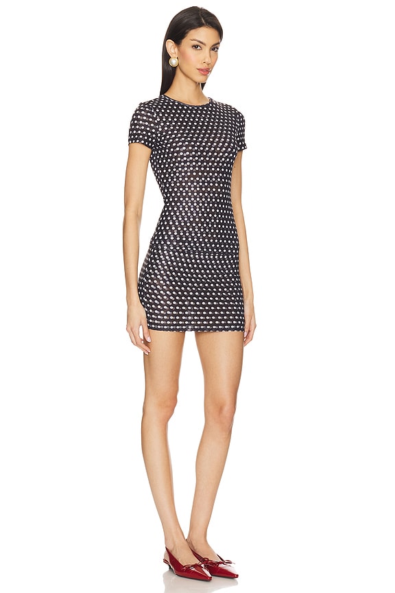 view 2 of 4 Bay Skirt Set in Black & White Dot