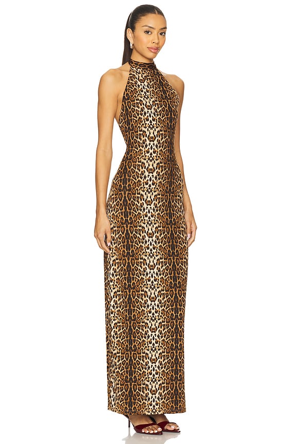 view 2 of 3 Vashti Maxi Dress in Leopard