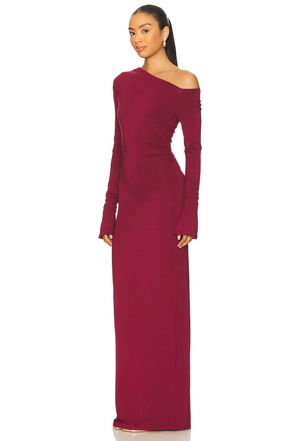 view 2 of 3 ADVICE 원피스 in Oxblood