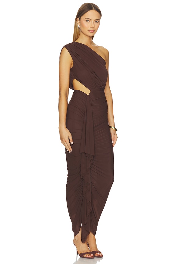 view 2 of 3 Juliet Midi Dress in Brown