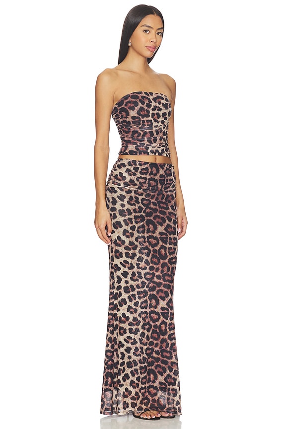 view 2 of 3 ENSEMBLE JUPE GISELA in Leopard