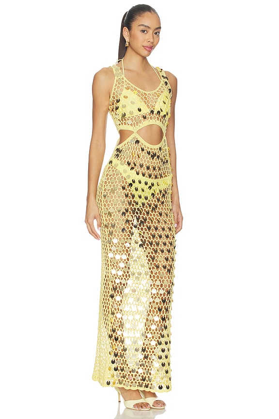 view 2 of 4 Elena Maxi Dress in Baby Yellow