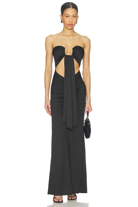 view 1 of 3 Rosy Maxi Dress in Black