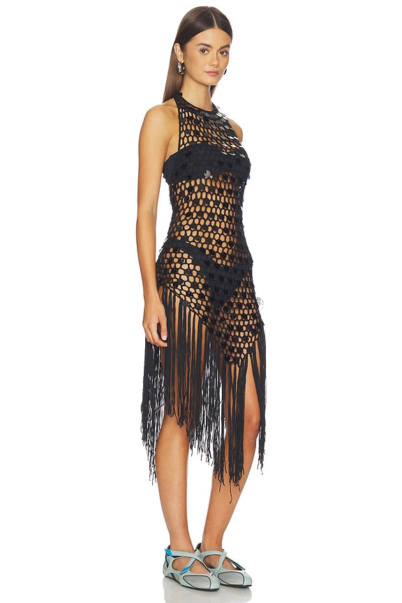 view 2 of 5 Karrigan Halter Midi Dress in Black