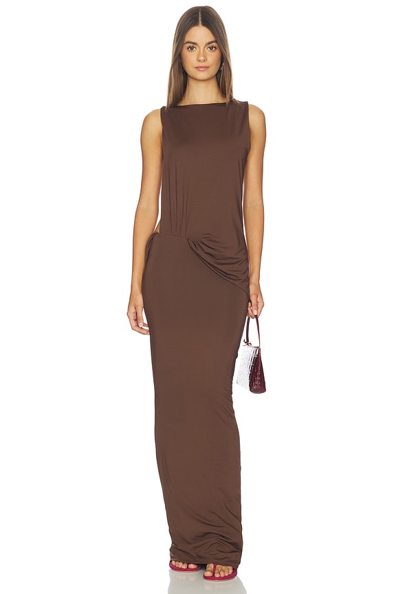 view 2 of 4 VESTIDO DALLYN in Brown