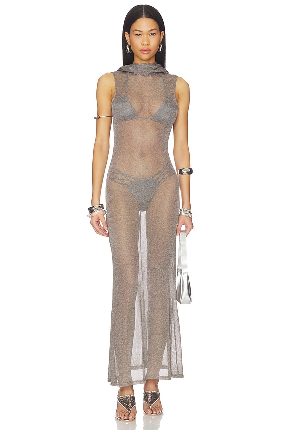 view 1 of 4 Kaomi Maxi Dress in Grey