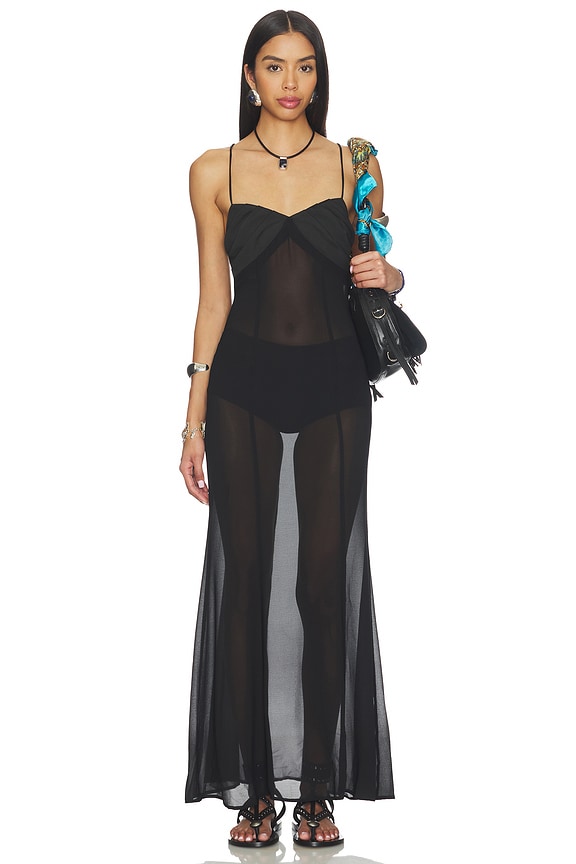 view 1 of 5 Penny Maxi Dress in Black