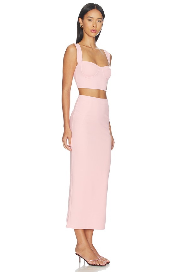 view 2 of 3 Veneda Skirt Set in Pink