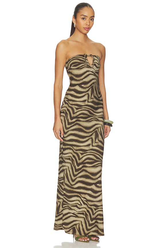view 2 of 3 ROBE RIYA in Zebra Print