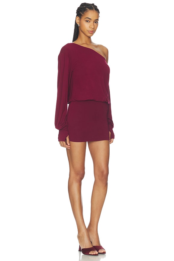 view 2 of 3 VESTIDO ROSABELLA in Burgundy