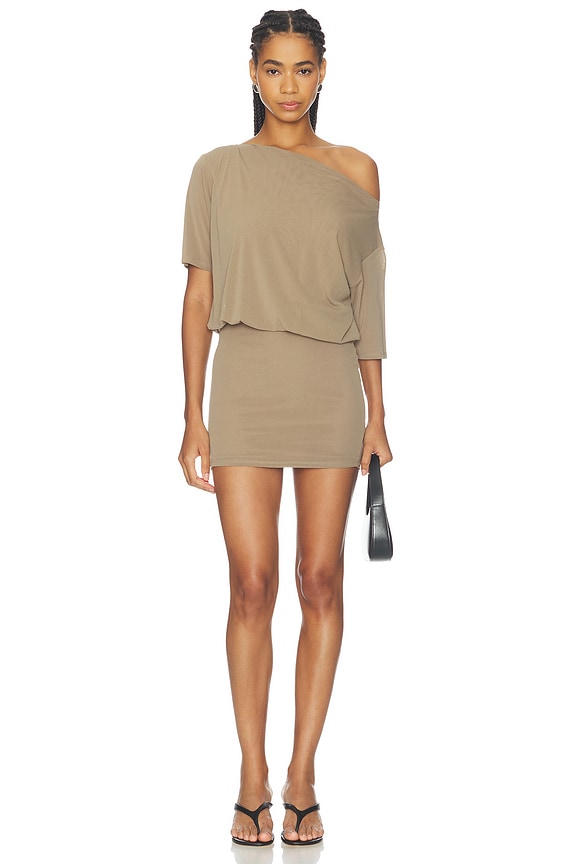view 1 of 3 VESTIDO OLYA in Tan