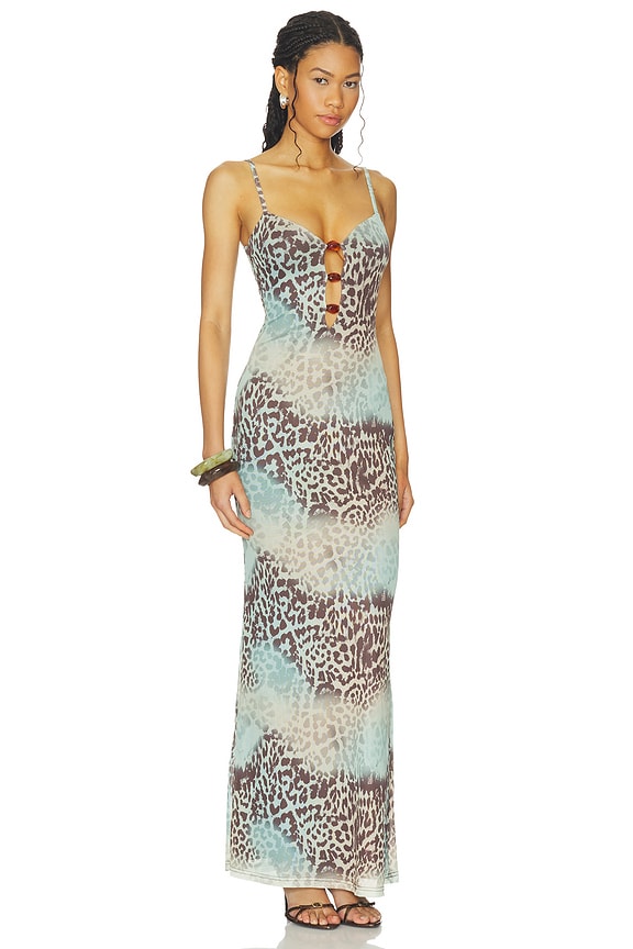 view 2 of 4 EDIE ドレス in Leopard Print