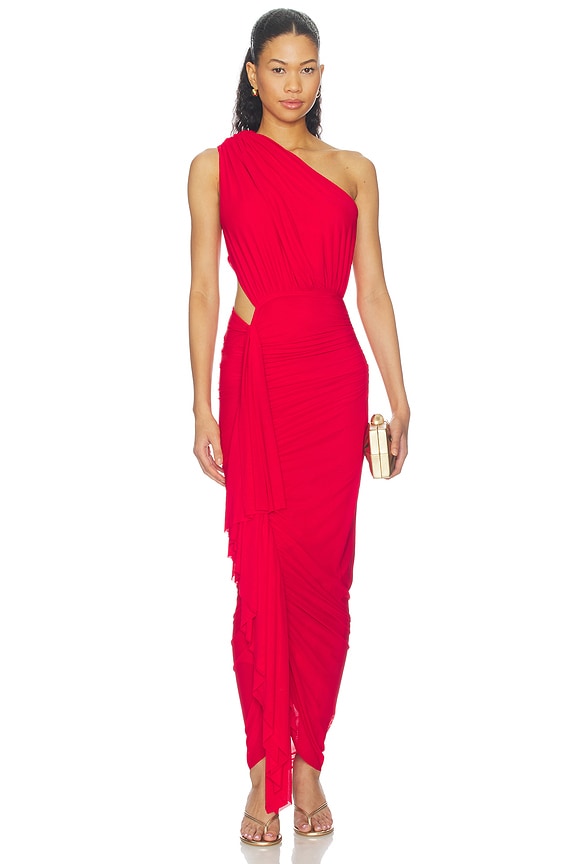 view 1 of 3 Juliet Midi Dress in Fire Red