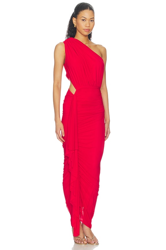 view 2 of 3 Juliet Midi Dress in Fire Red