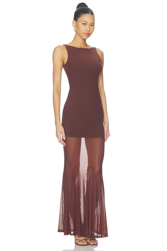 view 2 of 3 Auli Maxi Dress in Brown
