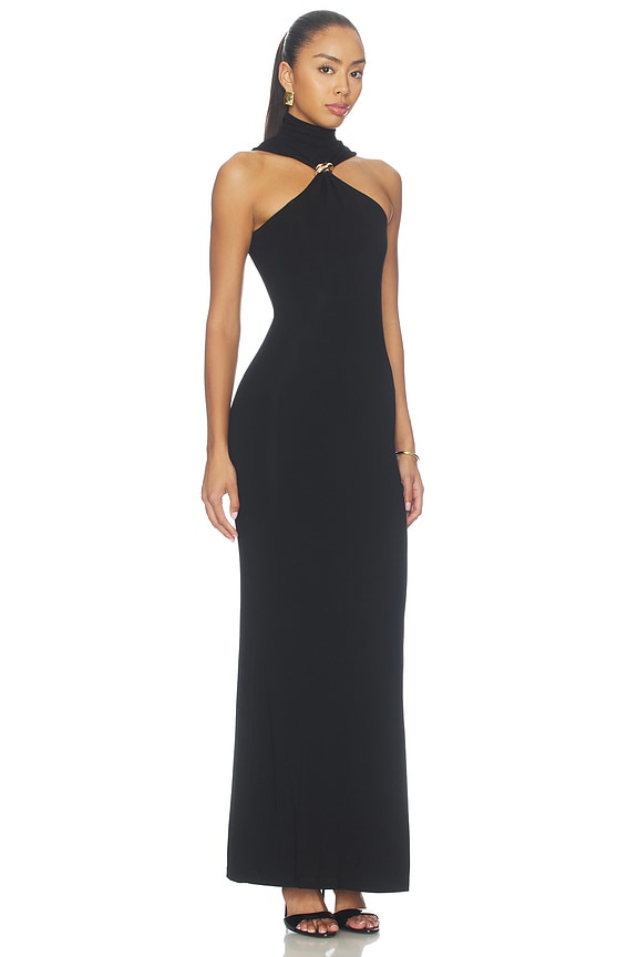 view 2 of 3 Gemma Turtleneck Maxi Dress in Black