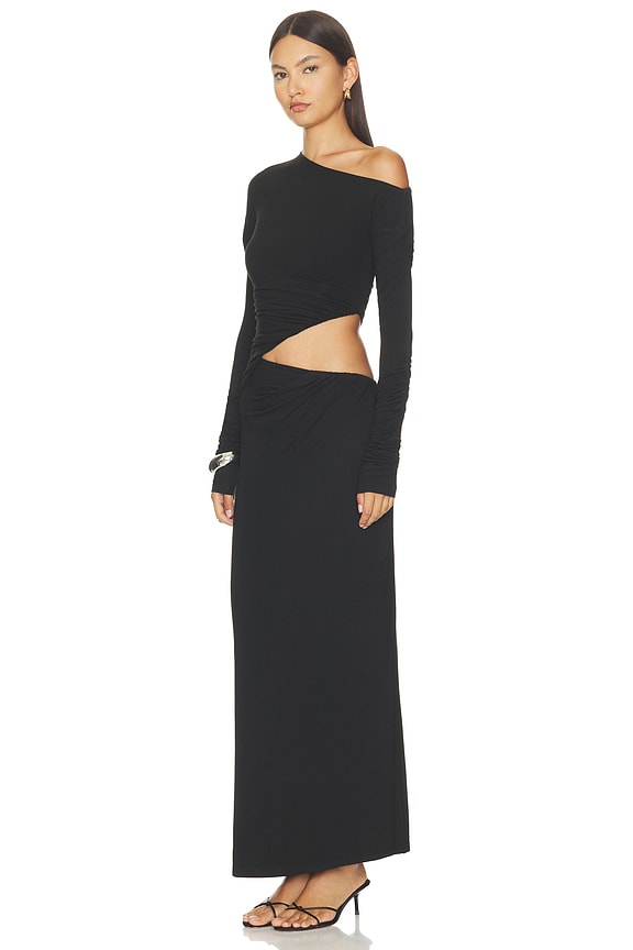 view 2 of 3 Loretta Cutout Maxi Dress in Black