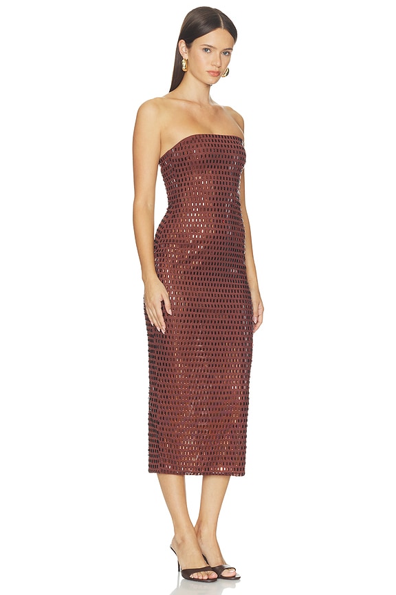 view 2 of 4 Josephine Midi Dress in Brown