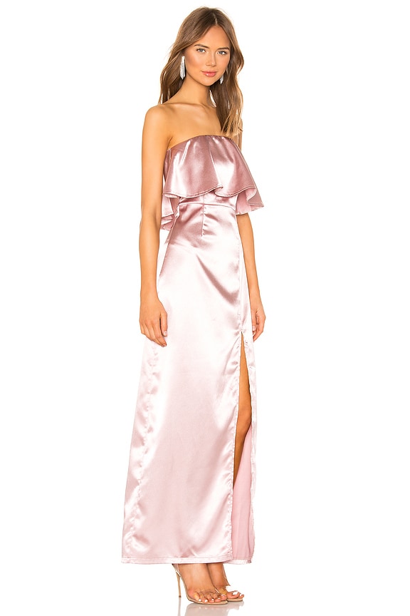 view 2 of 3 Lyna Strapless Maxi Dress in Blush