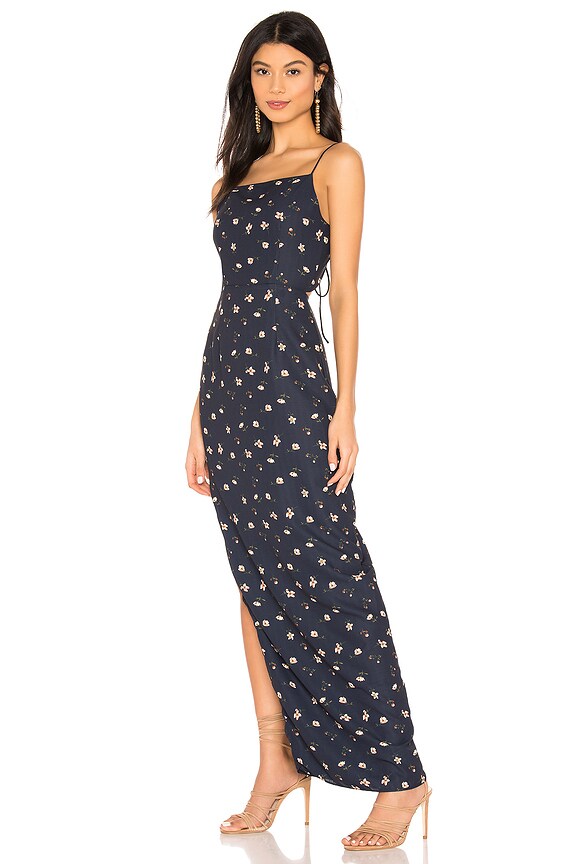 view 2 of 3 Beth Maxi Dress in Navy Floral