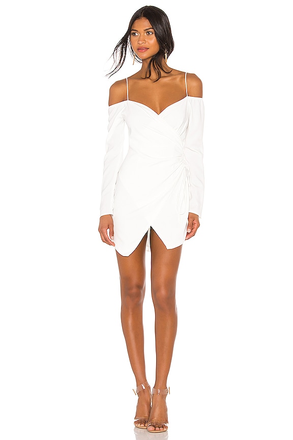 view 1 of 3 Edith Wrap Dress in White