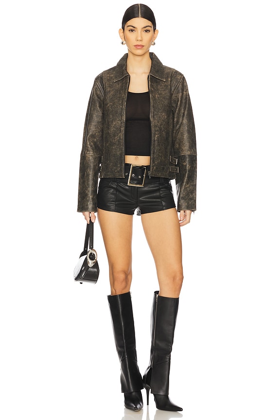 Melania Micro Short in Black View 5 of 6