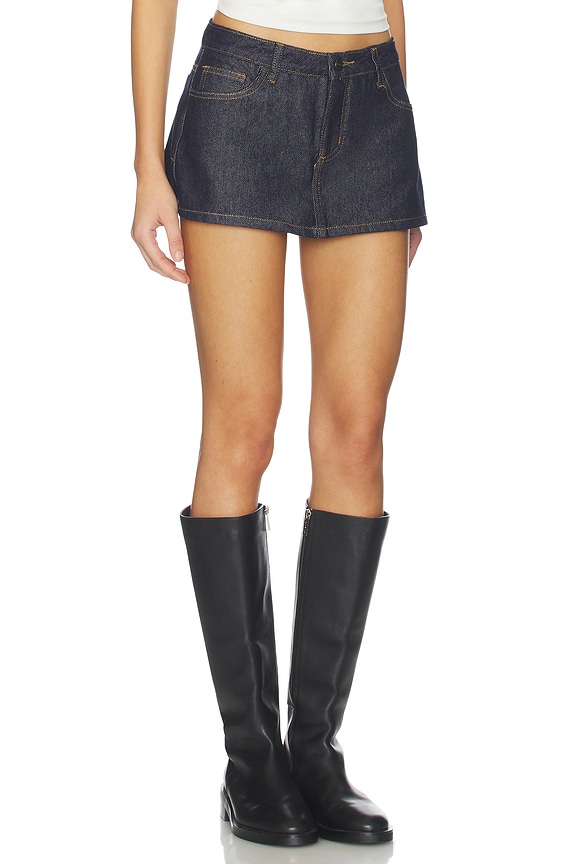 view 2 of 6 Tayler Skort in Indigo Wash