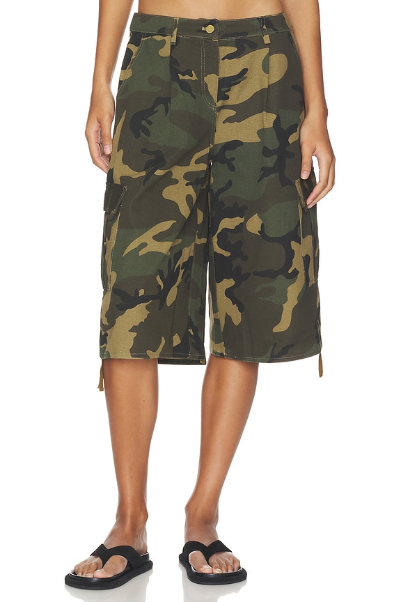 view 1 of 6 Halia Baggy Short in Camo Print