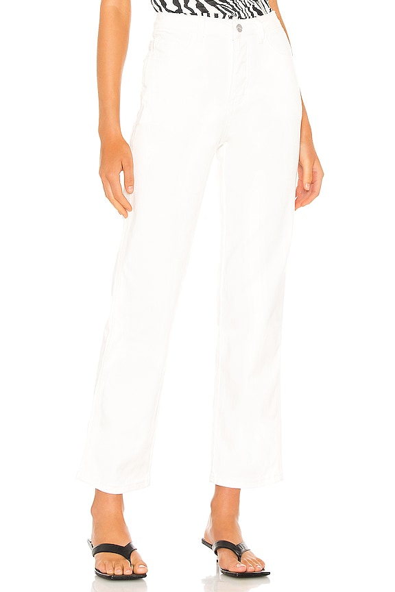 view 1 of 5 Ariana Cargo Jeans in White