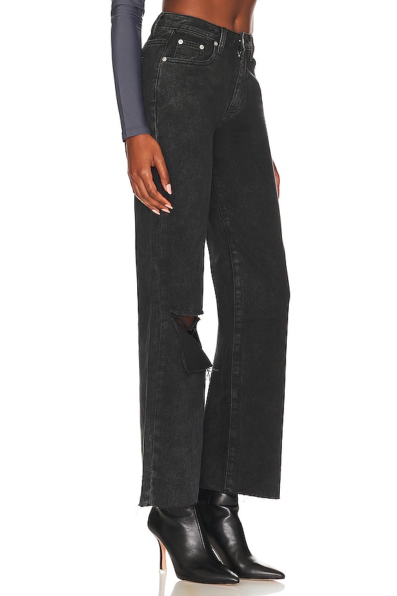 view 2 of 4 Davina Distressed Denim Jeans in Black