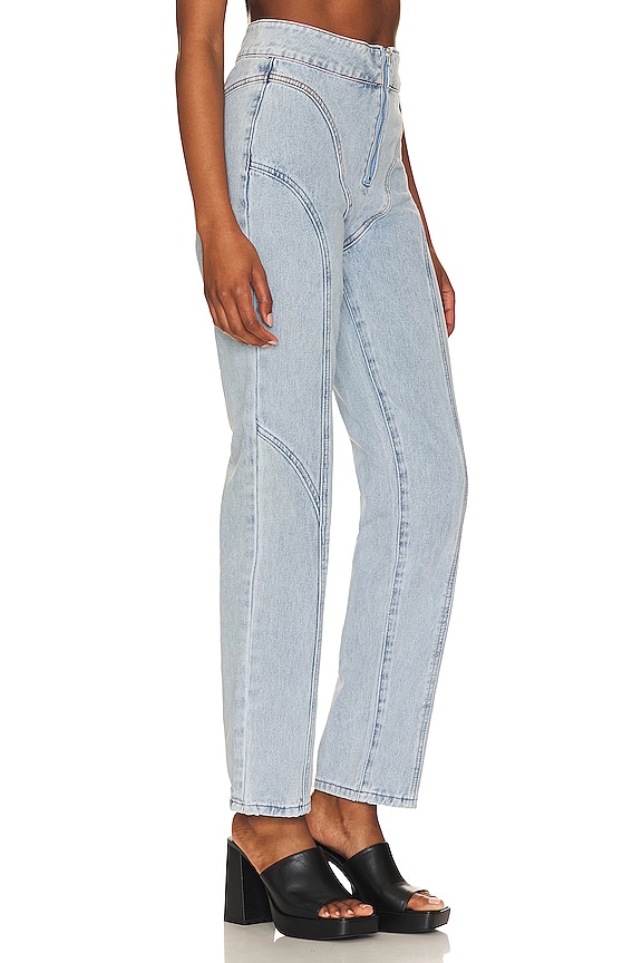 view 2 of 4 Talia High Waisted Jean in Vintage Blue