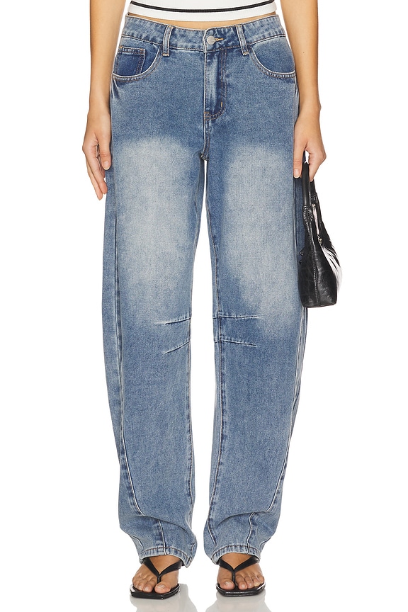 view 1 of 6 x Emma Rose Patsy Jean in Mid Blue Wash