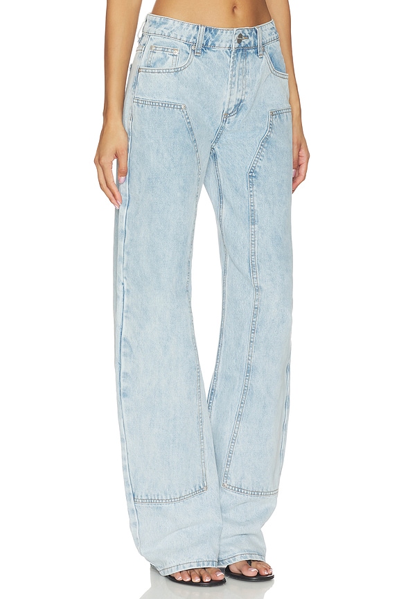 view 2 of 6 Camile Jean in Light Blue Wash