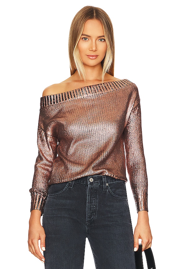 view 1 of 4 Marla Sweater in Rose Gold
