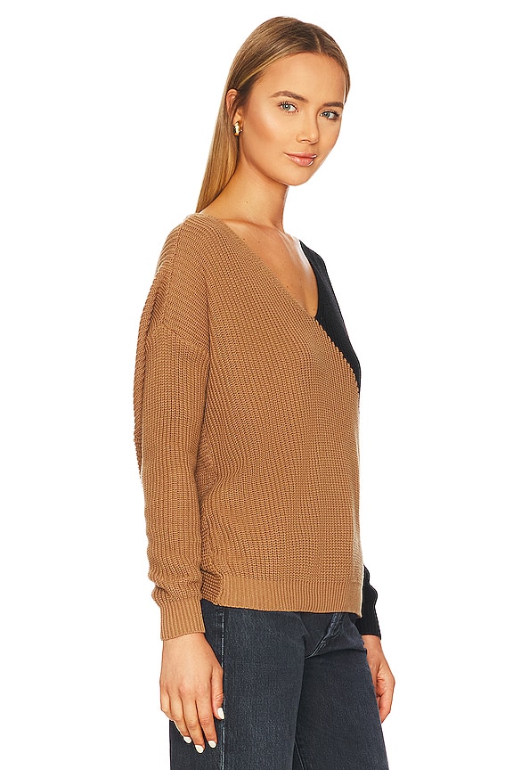 view 2 of 5 Trish Knot Sweater in Brown & Black