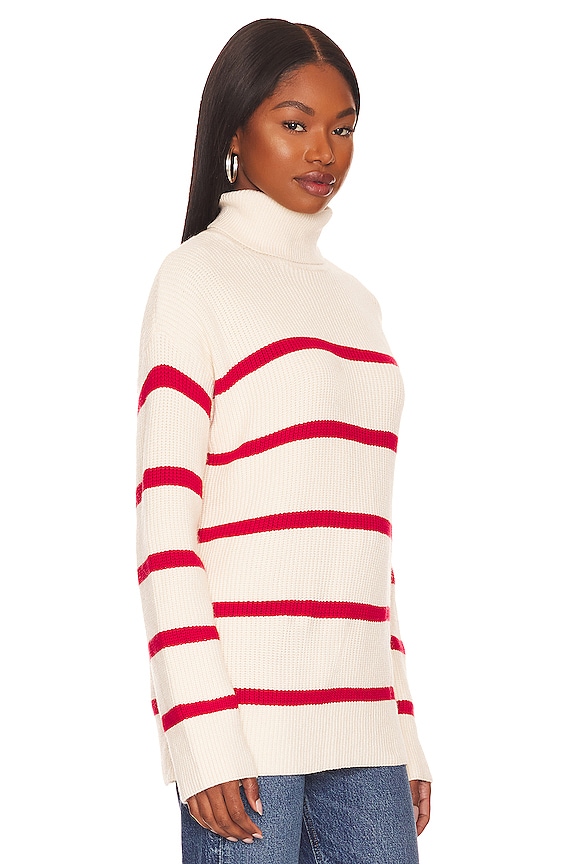 view 2 of 4 Robyn Stripe Sweater in Red Stripe