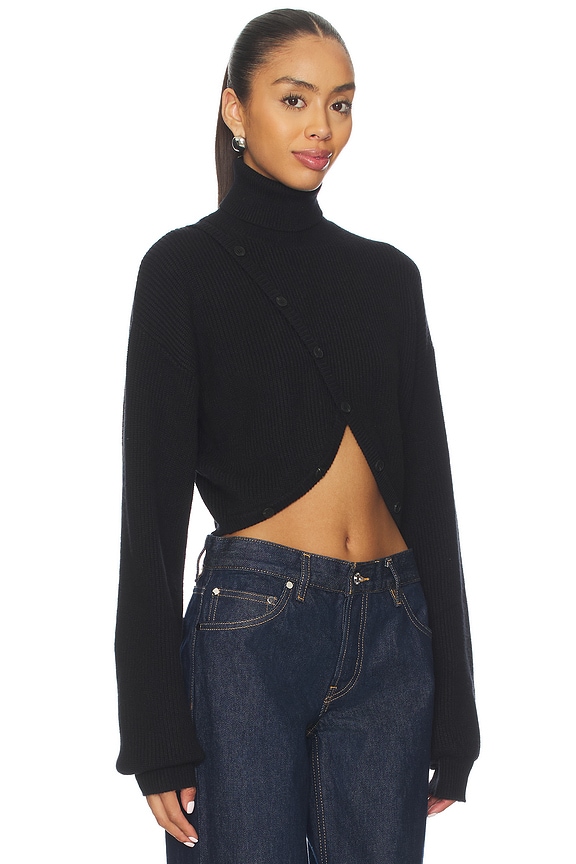 view 2 of 4 Zinnia Sweater Top in Black