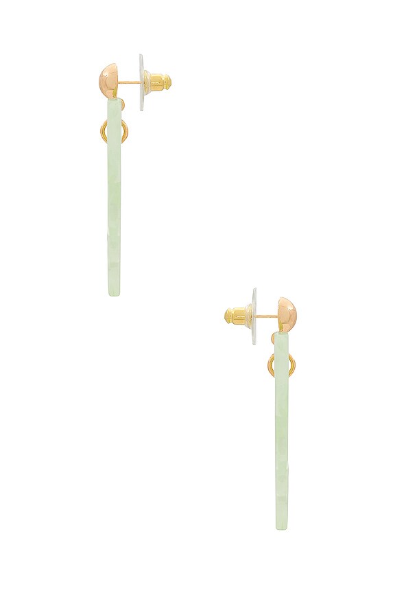 view 2 of 2 Mira Earring in Gold Green