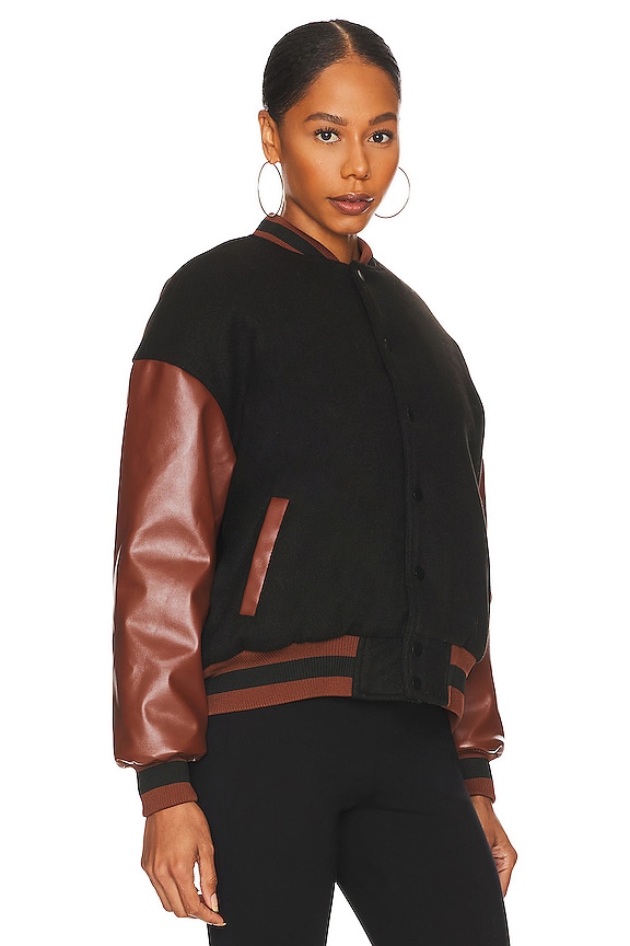 view 2 of 4 Kai Varsity Jacket in Black