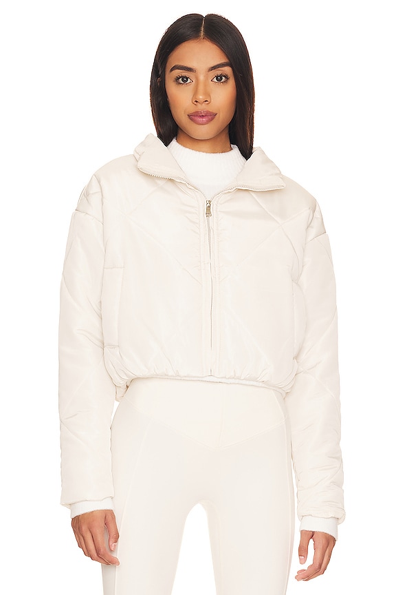 view 2 of 5 Rania Cropped Jacket in Bone