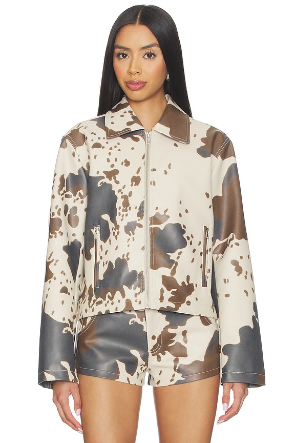 view 2 of 5 BLOUSON CLARA in Cow Print