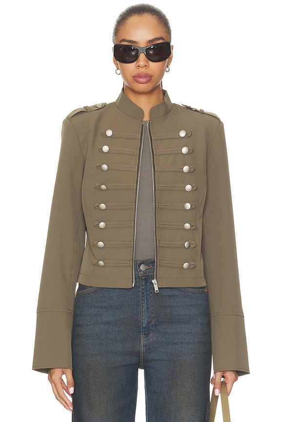 view 2 of 6 Elise Military Jacket in Olive