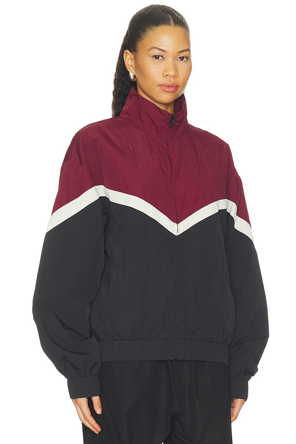 view 2 of 4 Liberty Track Jacket in Burgundy