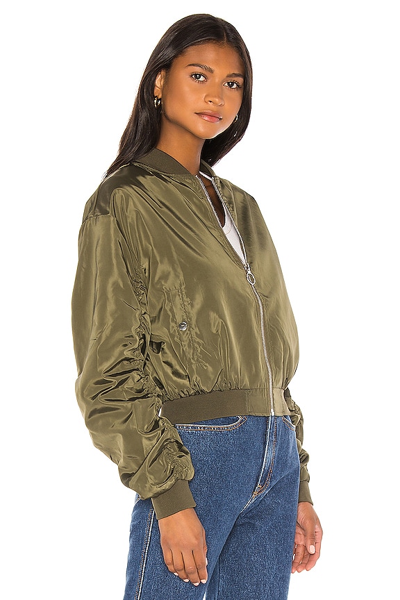 view 2 of 4 Chicago Oversized Jacket in Army Green
