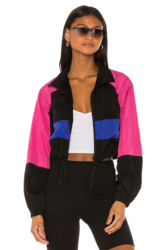 view 2 of 5 Ayleen Track Jacket in Black Multi