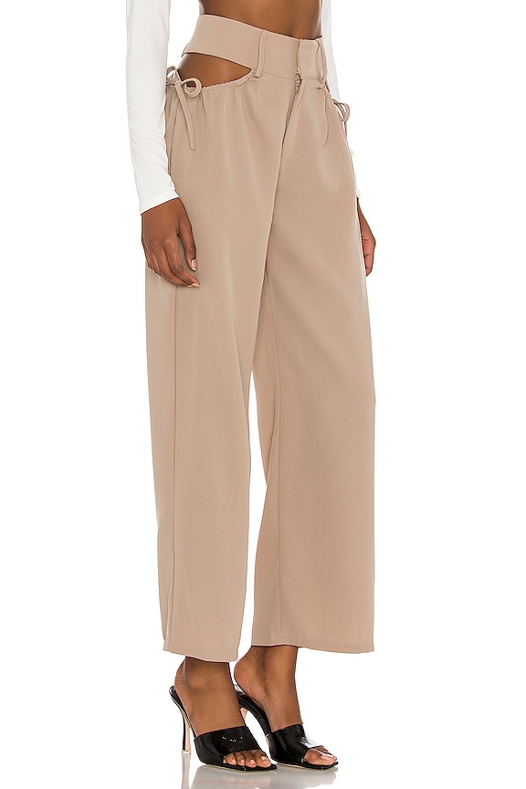 view 2 of 4 PANTALON AVEC DÉCOUPES BENNY in Khaki